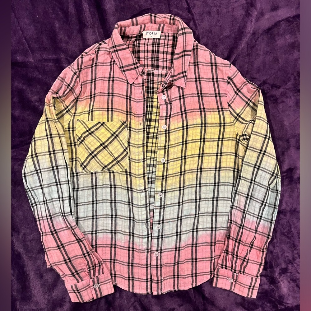 Multicolored Flannel Shirt